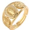 Amen Blessings exclusive oval portrait ring of the Virgin Mary
