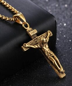 Jesus cross necklace in elegant box – perfect gift for believers