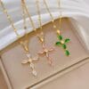Elegant divine cross necklace exclusive to Amen Blessings