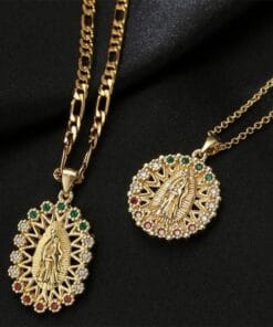 Divine Elegance Virgin Mary Necklaces – 2 Unique Styles with Spiritual Protection