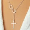 Eternal Devotion Infinity Cross Necklace – timeless faith jewelry