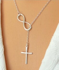 Eternal Devotion Infinity Cross Necklace – timeless faith jewelry