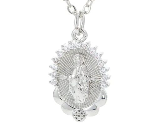 Customer favorite Mary necklace exclusive to Amen Blessings