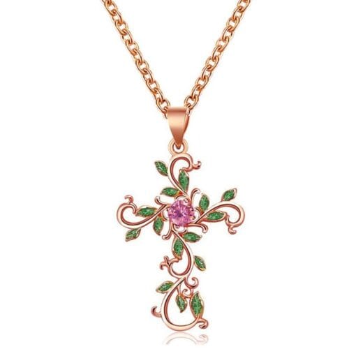 Amen Blessings exclusive shield of strength cross necklace