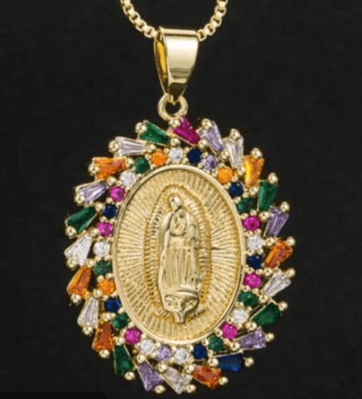 Sacred necklace combining holy love and personal meaning