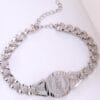 Elegant silver Virgin Mary bracelet – exclusive Amen Blessings design