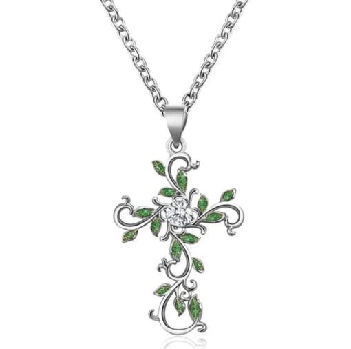 Empowering women with a sacred cross necklace