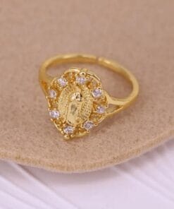 Elegant Mary ring in 4 designs with divine protection