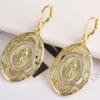 Distinctive Virgin Mary earrings with spiritual meaning