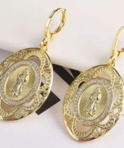 Distinctive Virgin Mary earrings with spiritual meaning