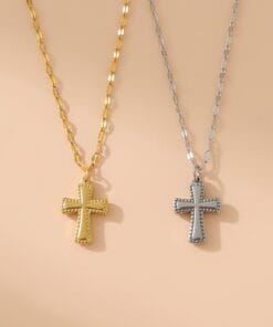 Powerful unisex cross pendant for faith and protection