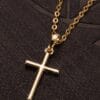 Unisex golden glow necklace for faith and blessings